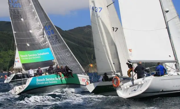 Espectacular la segunda jornada de la Regata Rías Altas Mar de Maeloc, con nordestes de 12 a 15 nudos entre Cariño y Viveiro