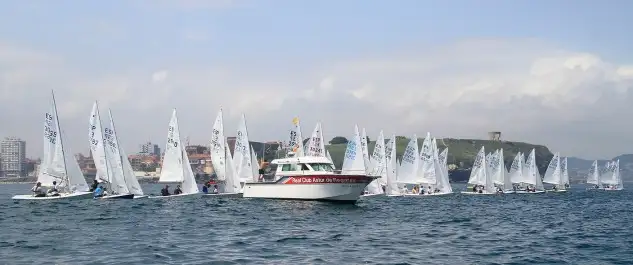 Golpe de efecto de la pareja del Clube de Vela Atlántico de Leixóes