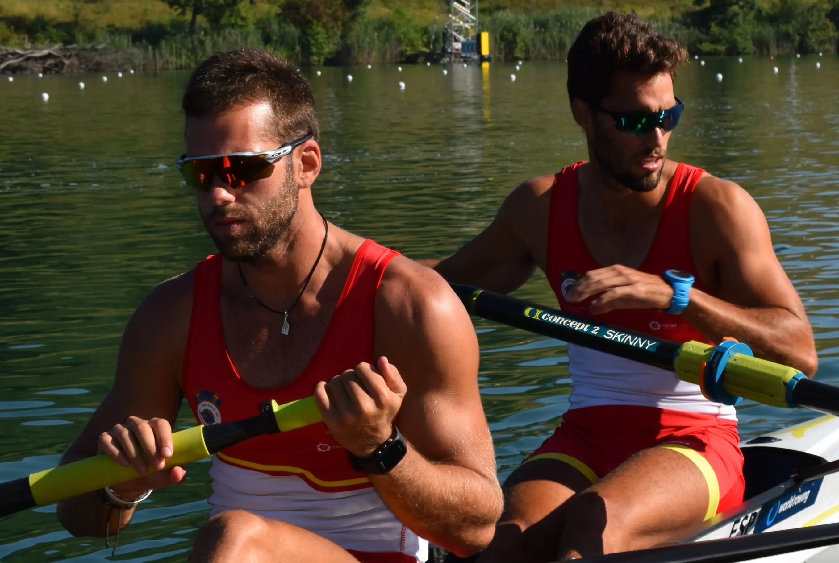 Jaime Canalejo y Javier García en M2- accedieron a la final A tras ganar tanto las series iniciales, como los cuartos de final, y con el mejor registro de todos los participantes