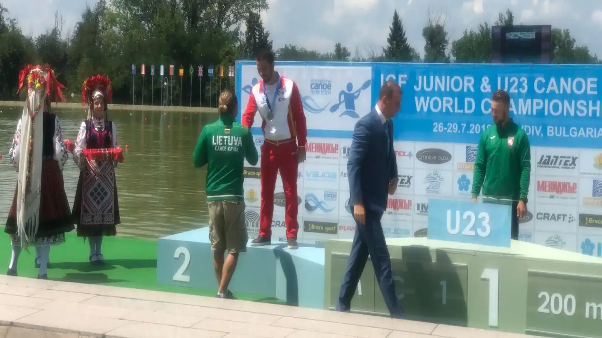 Hugo Alberto Pedrero campione del mondo di C1 e seconda medaglia a Piragüismo