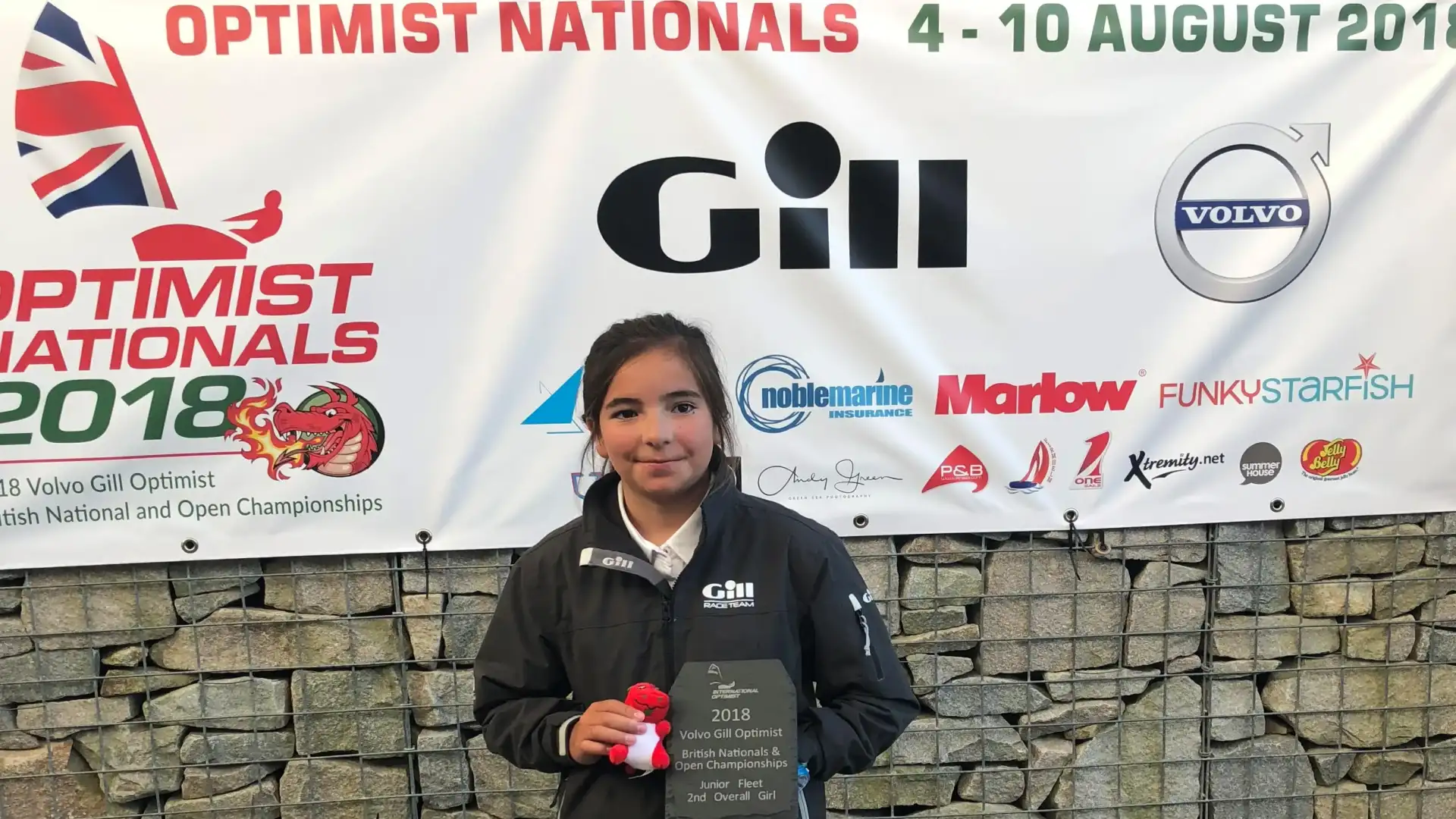 Ona García del Club de Vela Palamós ha brillato nel British Open Volvo Gill of Optimist