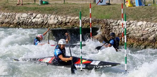 Exito para el piragüismo español en la pista de Bratislava