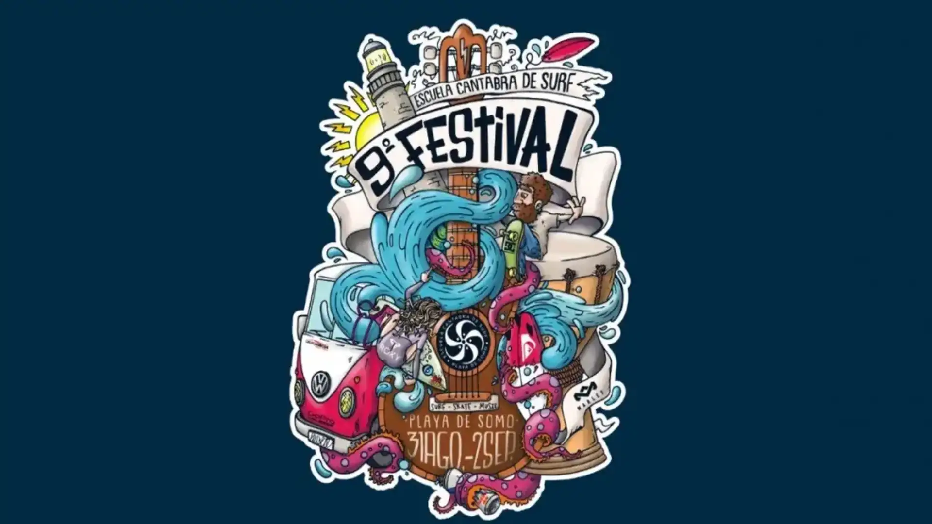 Confermato venerdì gara di surf al Festival Escuela Cantabra de Surf