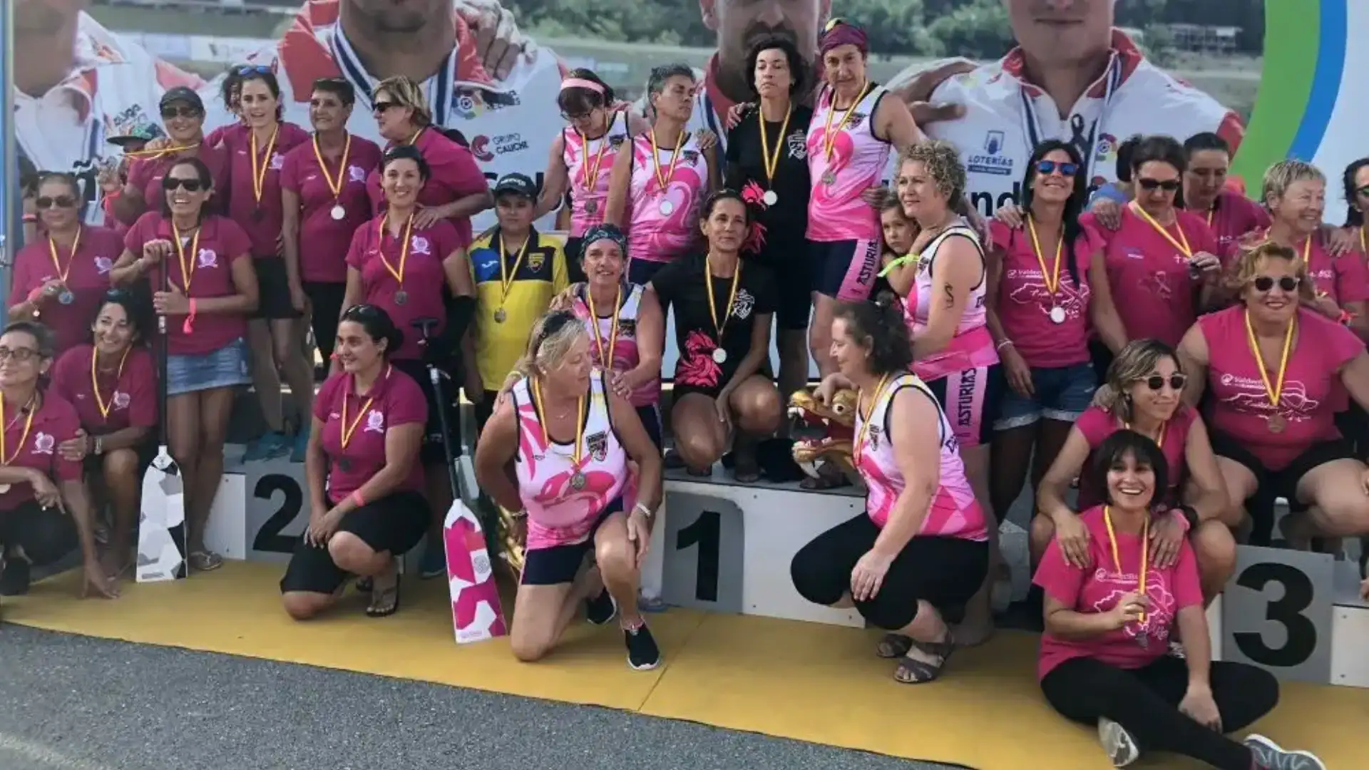 "Asturias Dragon Boat" vince il Campionato Spagnolo e la Lega Iberdrola a Trasona