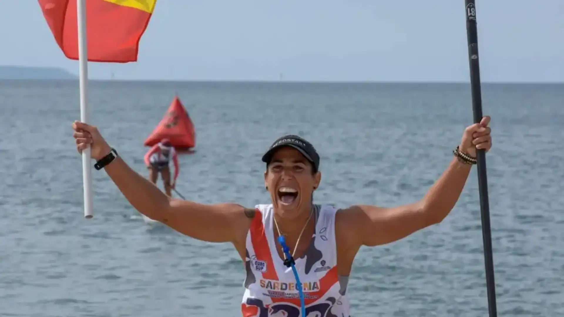 Laura Quetglas ottiene la prima medaglia d'oro nella "EuroSUP Sardegna 2018"