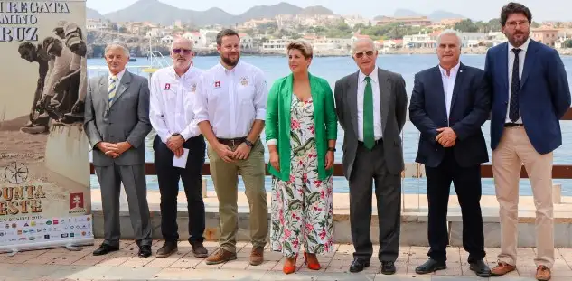 La presentación oficial de la regata ha tenido lugar hoy en Cabo de Palos con la asistencia de las principales autoridades políticas de la Región de Murcia además de otras personalidades (Foto Pep Portas)