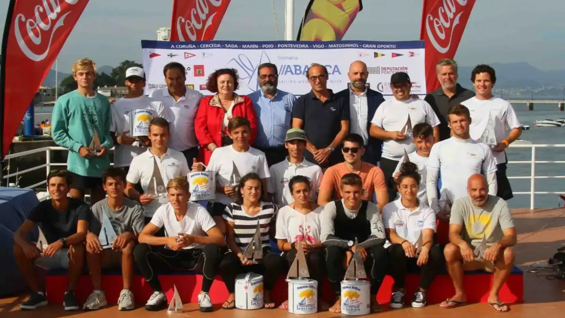 Il futuro della vela galiziana era nella serie Coca Cola della settimana Abanca