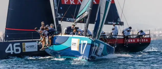 El barco brasileño de De Souza Ramos hace una jornada extraordinaria en Valencia con tres podios, mientras que los italianos consolidan su liderato con un día muy regular en la 52 Super Series