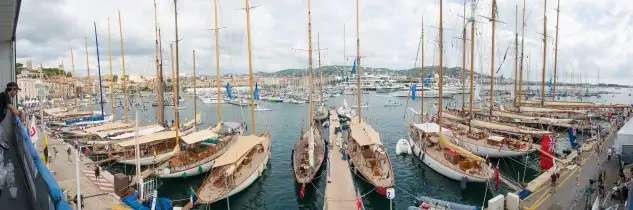 Cannes capital mundial de la vela clásica en estos días de la mano de Panerai