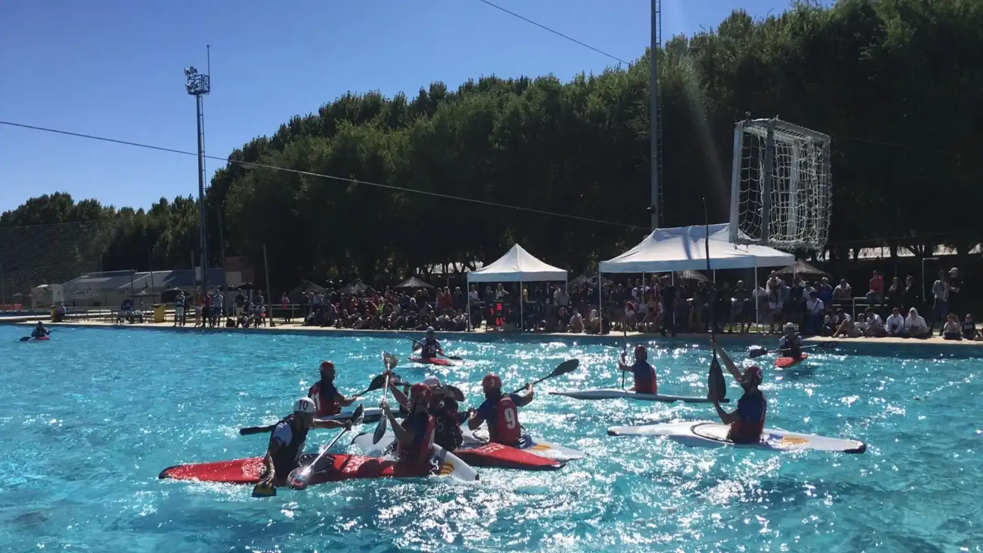Valencia, Madrid e Galizia podio del Nacional de Kayak Polo alla Porta di Ferro