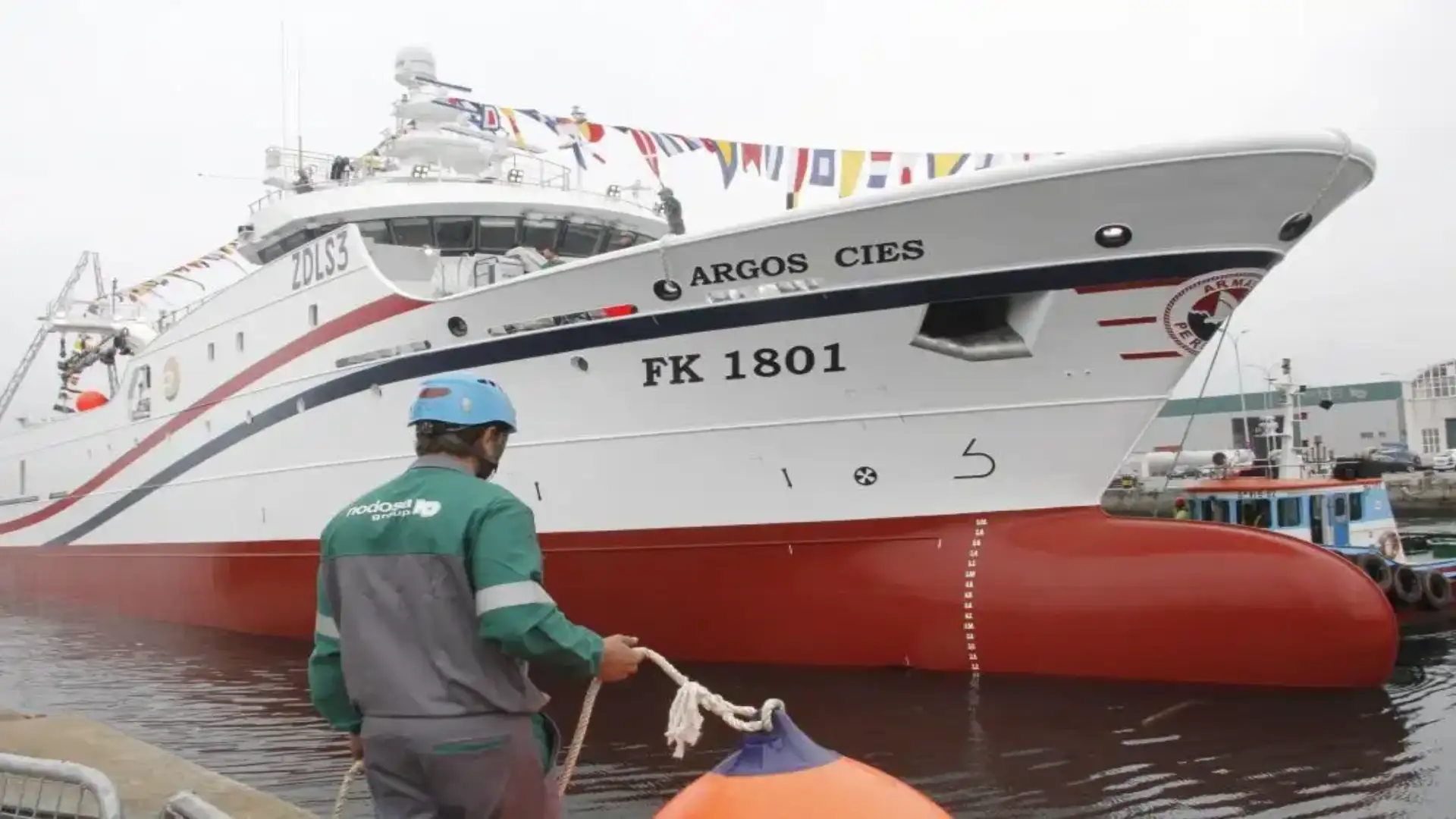 Pereira riceve la più grande nave per Malvinas in 30 anni con il successore dell'iconico "Estai"
