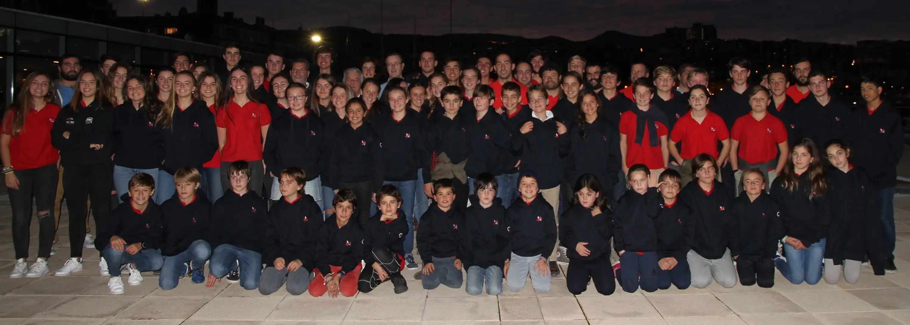 El Marítimo Team... los componentes del Equipo de Regatas del RCMA-RSC en el Trofeo de Navidad