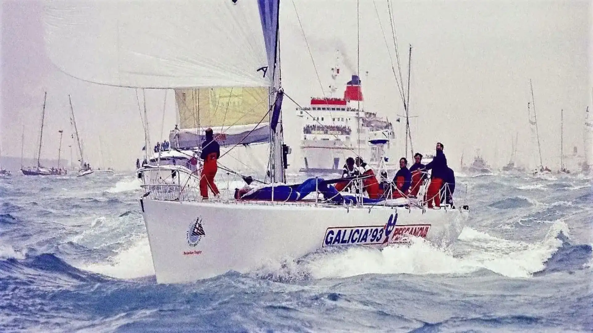Il galiziano di Vela annuncia l'immagine della "Galicia 93-Pescanova" nelle licenze 2019