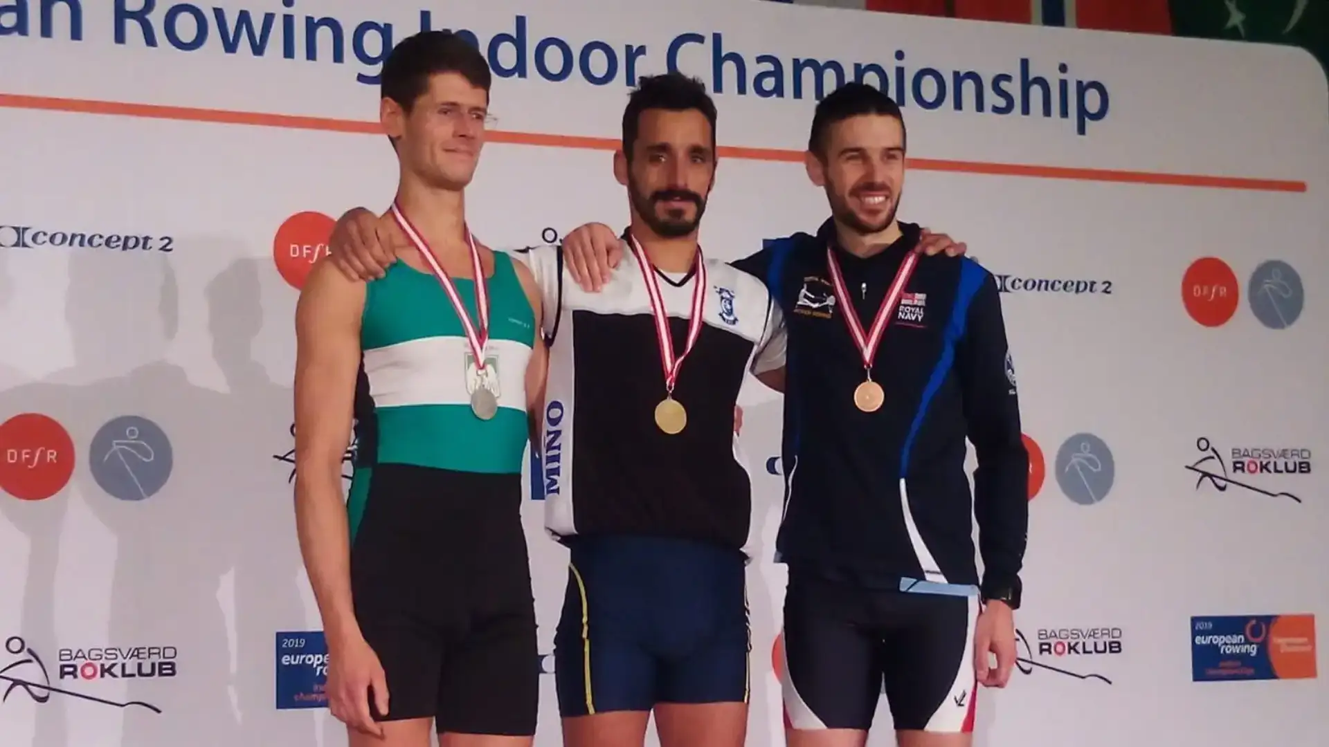 Solo 4 spagnoli nell'Ergometro europeo in Danimarca ma hanno ottenuto quattro medaglie!