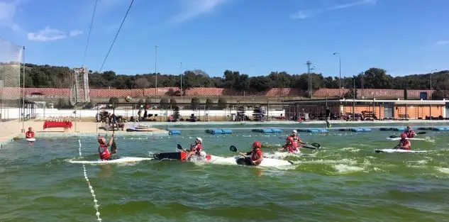 La piscina del Parque Deportivo Puerta de Hierro en Madrid, el punto de encuentro para el inicio de la temporada