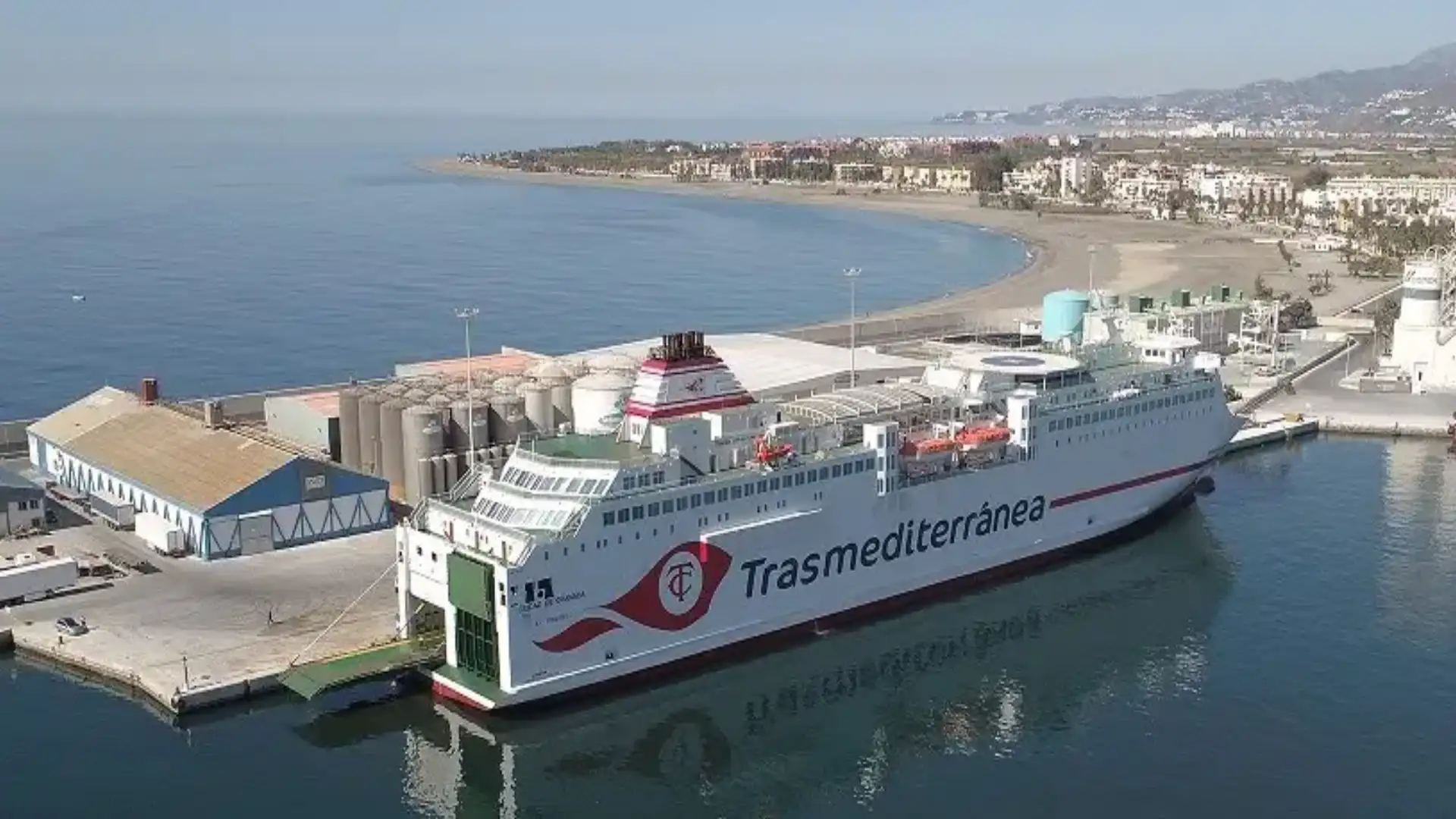TransMediterranean presenta nel porto di Motril la nave "Città di Granada"