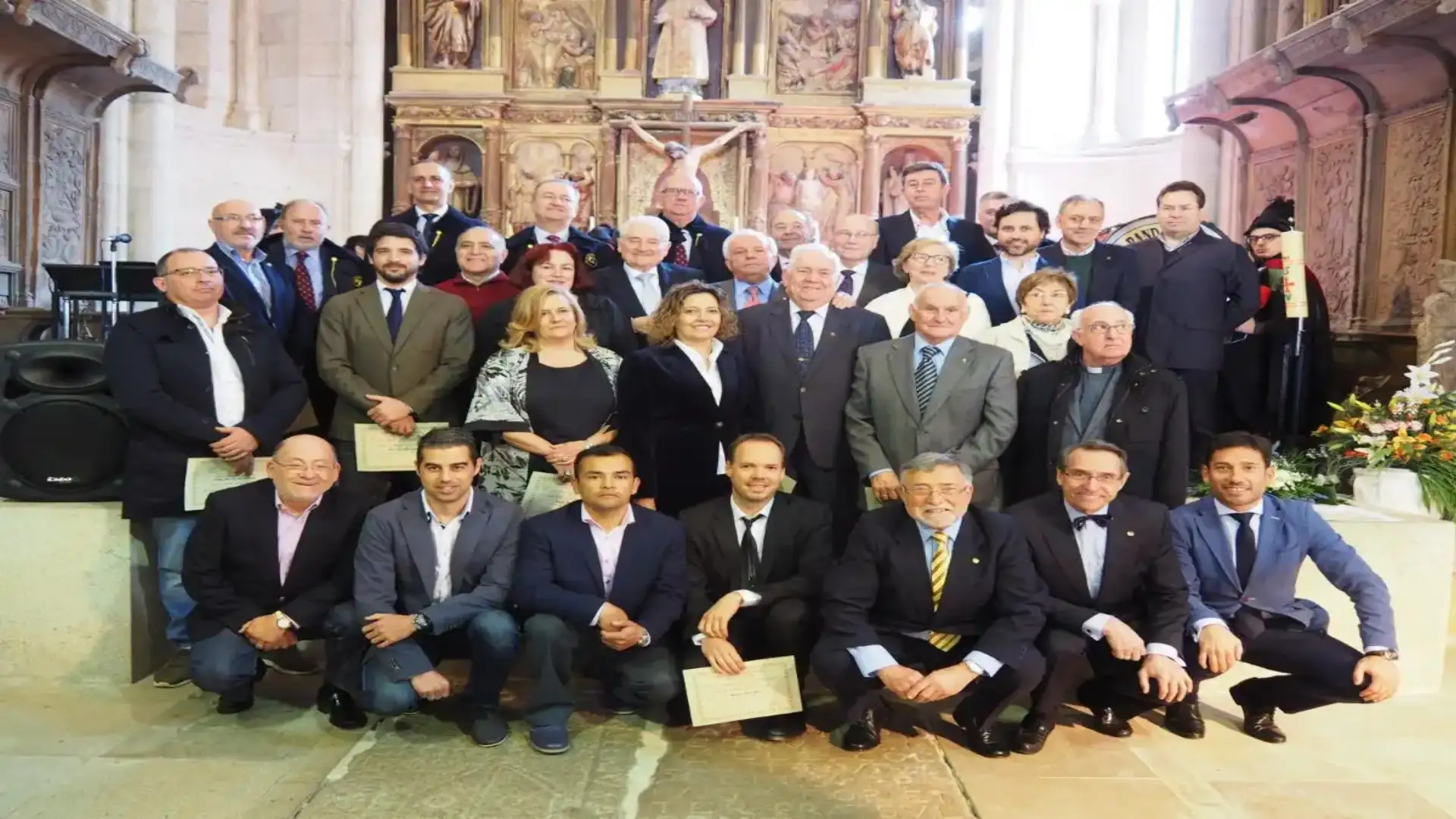 Le istituzioni e i club galiziani si distinguono per la Confraternita Europea di Vela a Santo Estevo