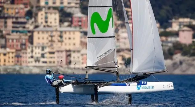 El viento hizo acto de presencia en la cuarta jornada de la regata y todas las clases, menos el Laser Radial, pudieron navegar
