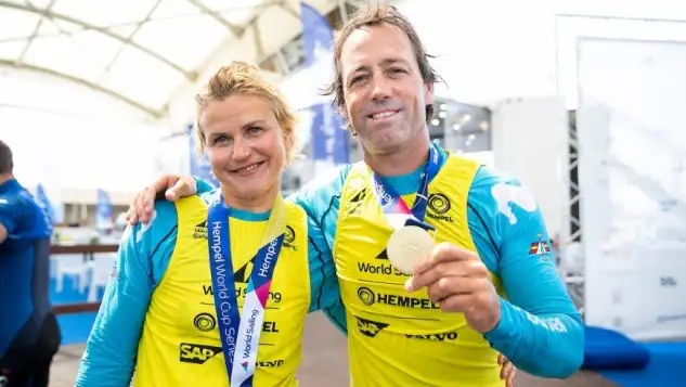 El equipo español de Nacra 17 fue segundo en la medal race de su clase y se hizo con la victoria en la competición italiana