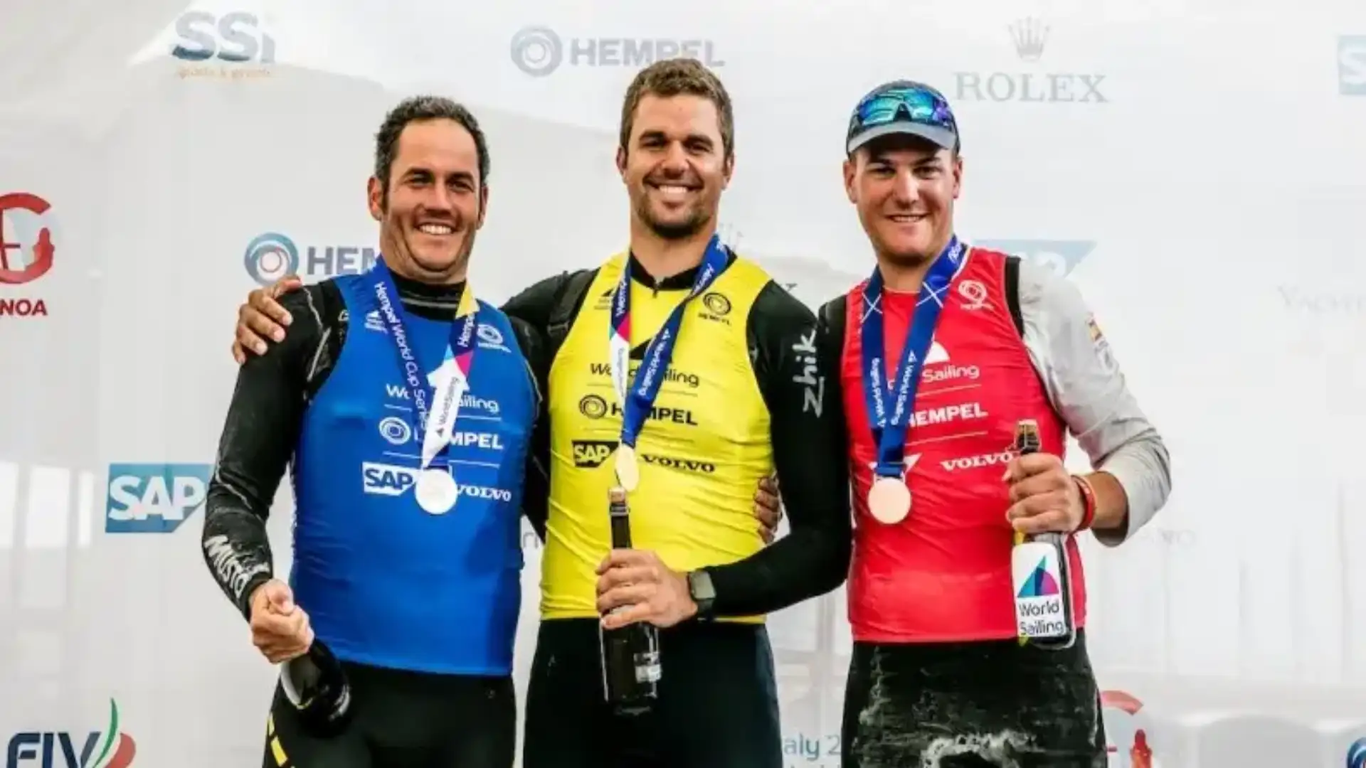 La Spagna raggiunge tre medaglie alla Coppa del Mondo di Vela a Genova: oro, argento e bronzo