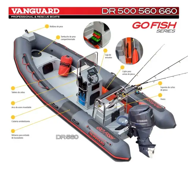 Accesorios específicos Go Fish serie pesca