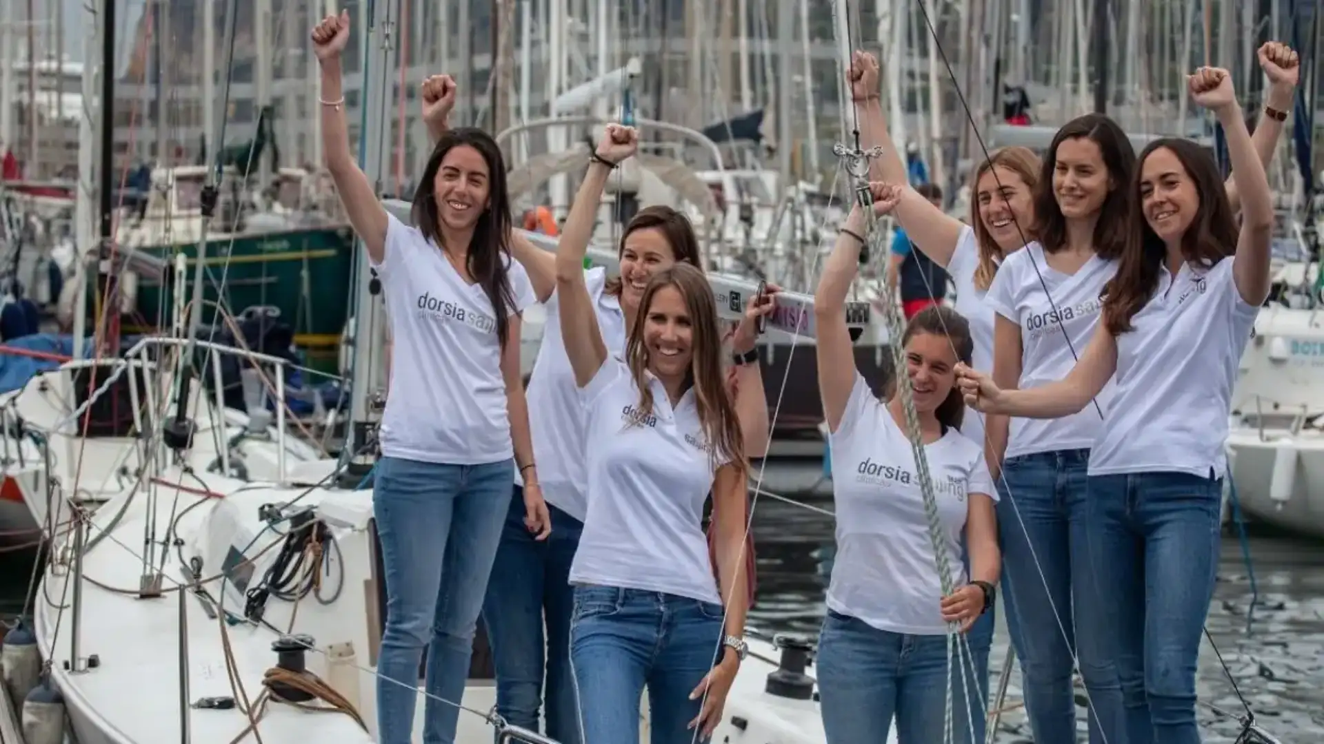 Una nuova nave femminile è nata a Barcellona: la J80 "Dorsia" con Natalia Víz Dufresne sul palo