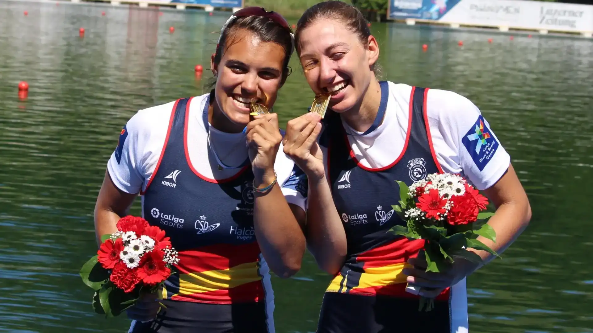 Virginia Diaz e Aina Medaglia d'oro Cid di 2- all'European Remo di Lucerna