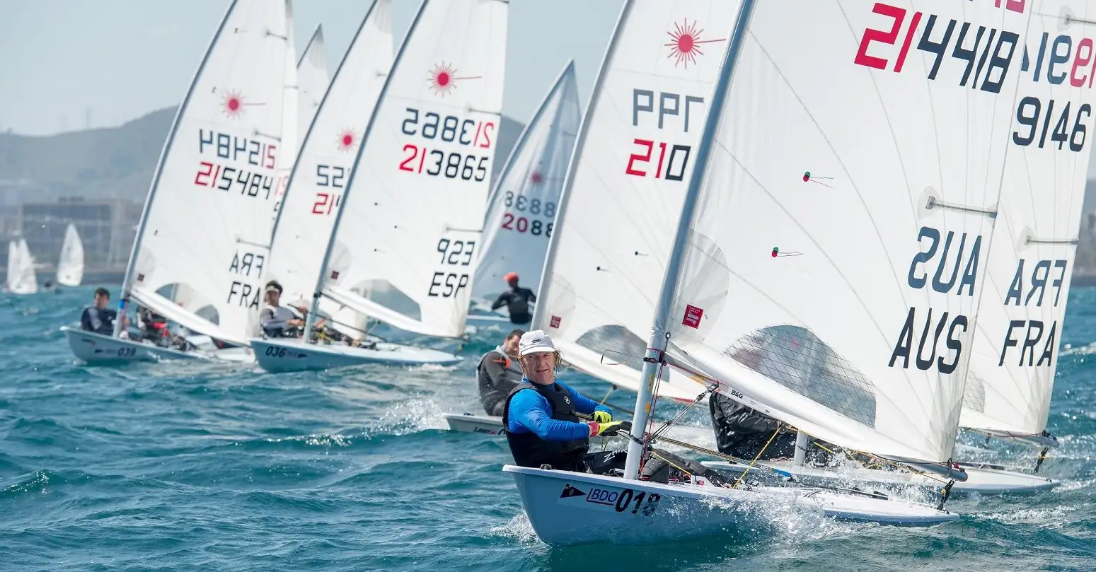 Leadro Rosado en Standard e Ian Jones en Radial vencedores del BDO Barcelona Laser Master Championship 2019