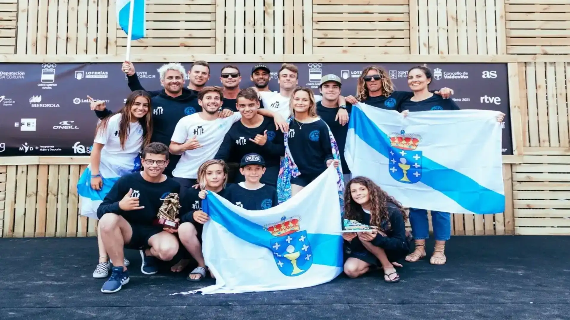 Galizia revalida il titolo nazionale delle selezioni di surf autonomi
