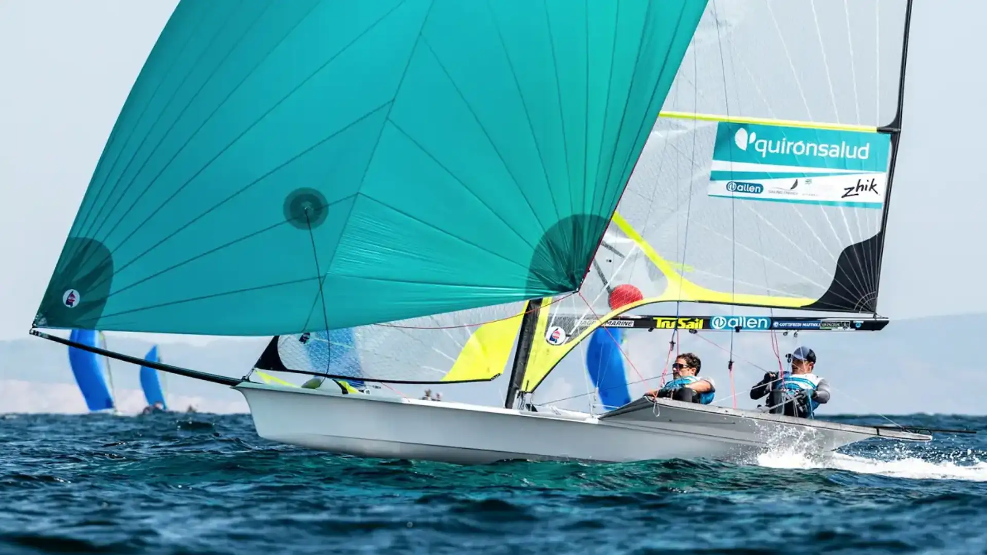 Booty e López Marra camere in 49er su Kiel Week in acque tedesche