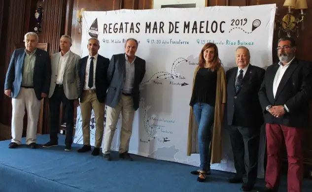 Un momento de la presentación oficial en el Náutico de La Coruña