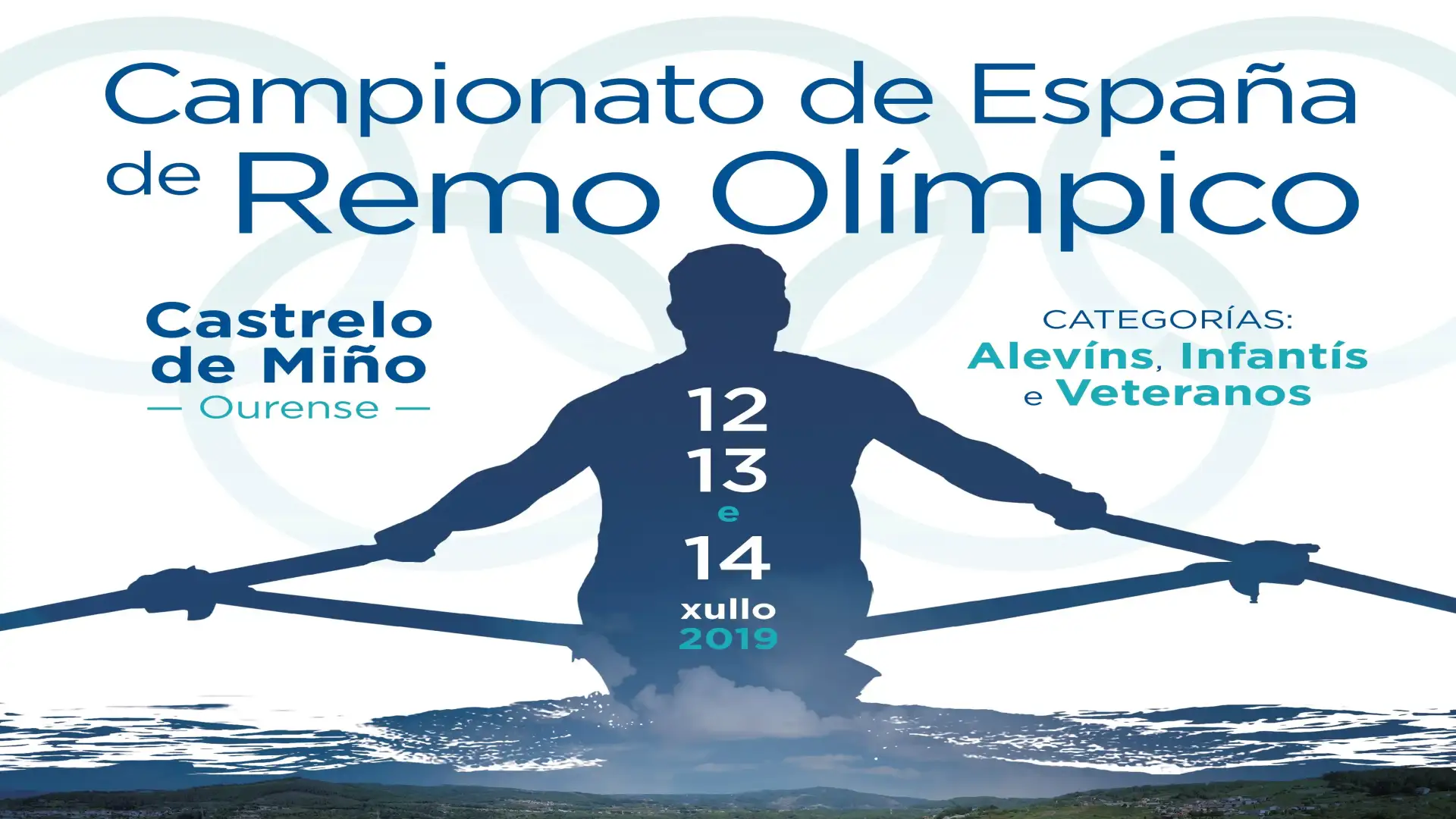 Il Club Nautico di Siviglia domina il Nazionale di Remo Base e Veterano in Castrelo
