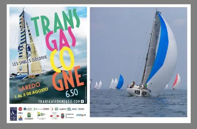 Cuarenta años después Les Sables de Olonne y Laredo se unen sus destinos, desde aquella legendaria Regata Le Fígaro en 1979