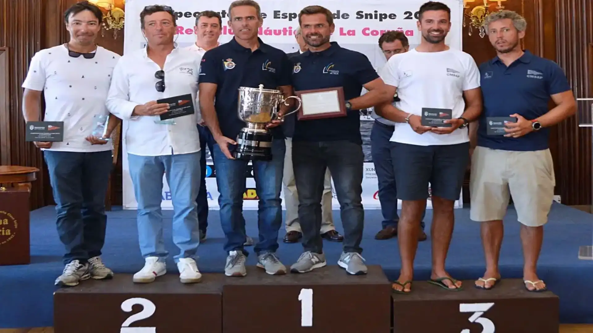 Gustavo e Rafael Castillo de Canarias Campioni spagnoli di Snipe a La Coruña