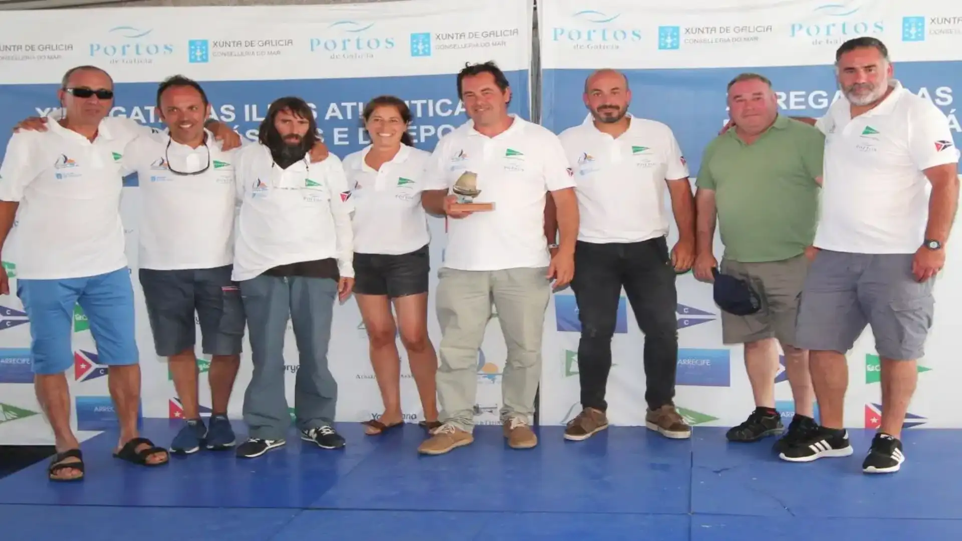 La regata del fiume Vela Atlantico nelle acque galiziane si è conclusa