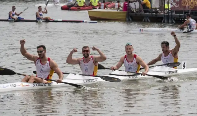 La plata del K4 500 y del K2 1000 dan a España su séptima medalla, ya clasifica 4 embarcaciones para los Juegos Olímpicos