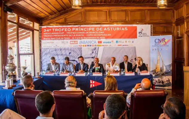 Imagen de la presentación oficial en el Monte Real Club de Yates (Foto Rosana Calvo)