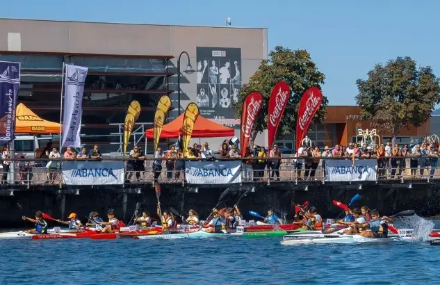 En la pista de la ETEA el Trofeo Concello de Vigo de Piraguismo con rango de Open Gallego con los mundialistas Iván Alonso-Jaime Sobrino (España) en K2 y Manuel Garaicochea (Argentina) y Matous Pavlik (República Checa) en K1 como grandes favoritos (Foto Pedro Seoane)