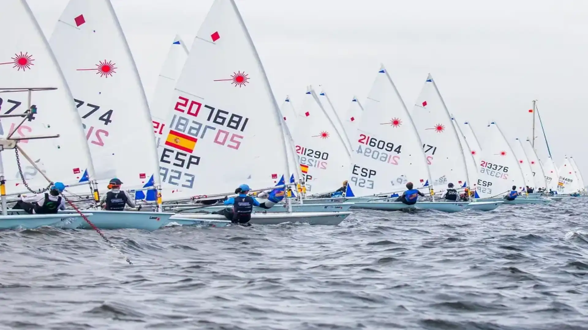 Cristina Pujol e Jordi Lladó Campioni spagnoli Laser Radio in pipistrelli