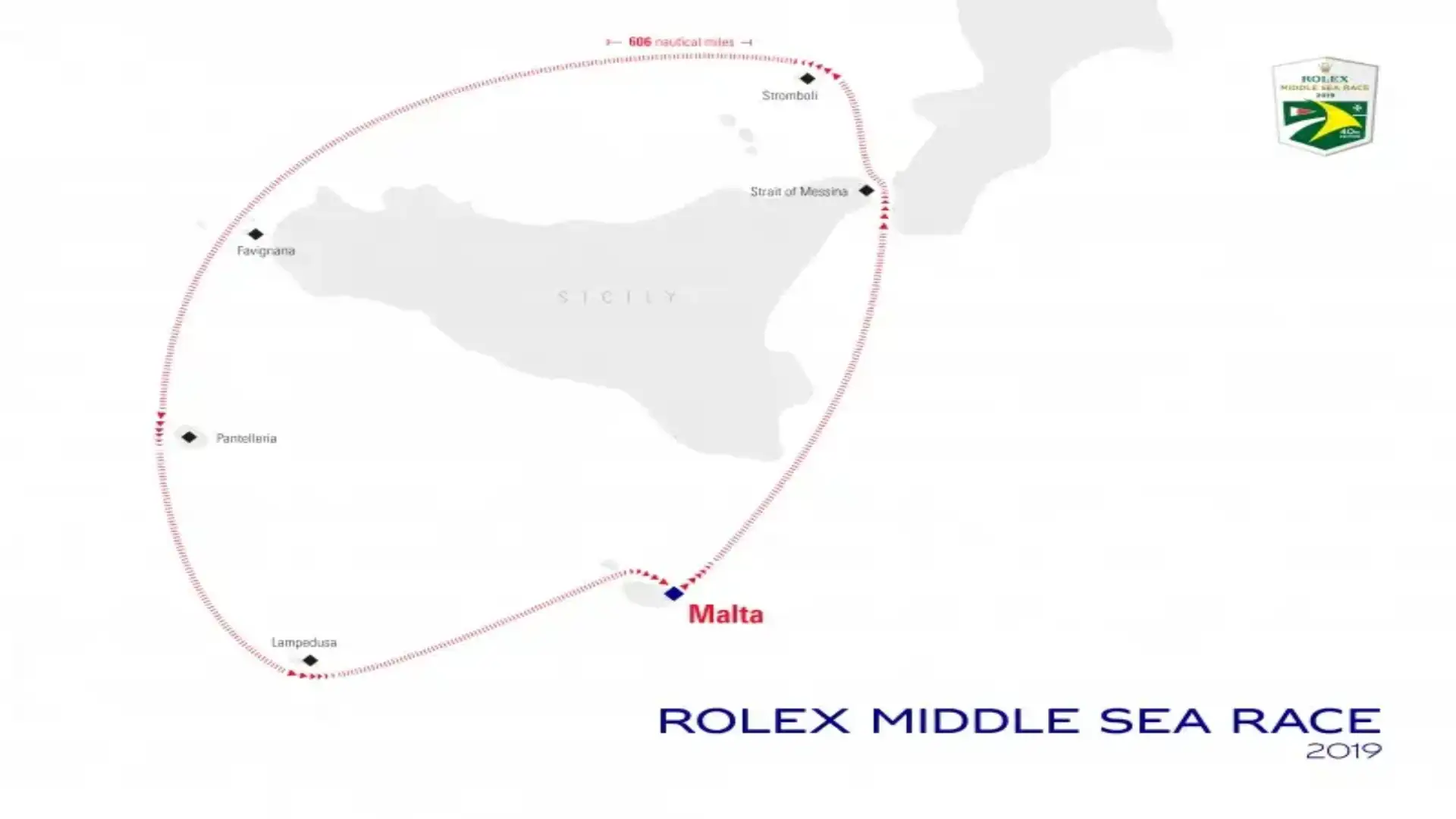 Con partenza e arrivo a Malta, 100 navi alla Rolex Middle Sea Race