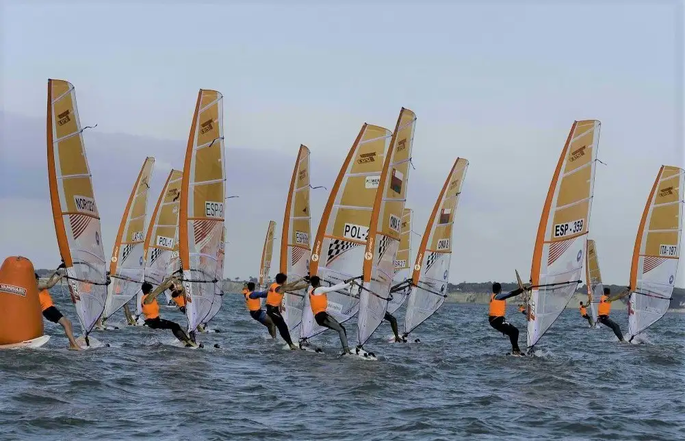Los israelitas Halperin, Steinberg y Basik, y la francesa Bruche se coronan campeones del Mundo en la bahía de Cádiz (Foto José Luis Samalea)