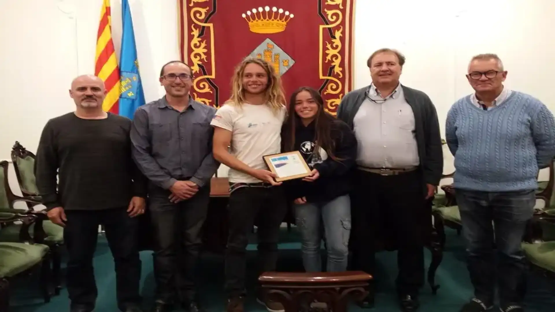 Palamos onora i campioni del mondo della vela Ruben e Rita Booth