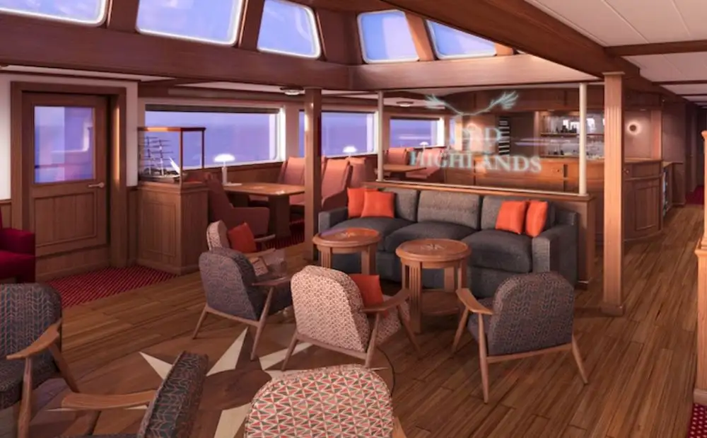 Aspecto del interior del “Lord of the Highlands”, proyecto íntegramente ejecutado por Oliver Design que se entregará en breve
