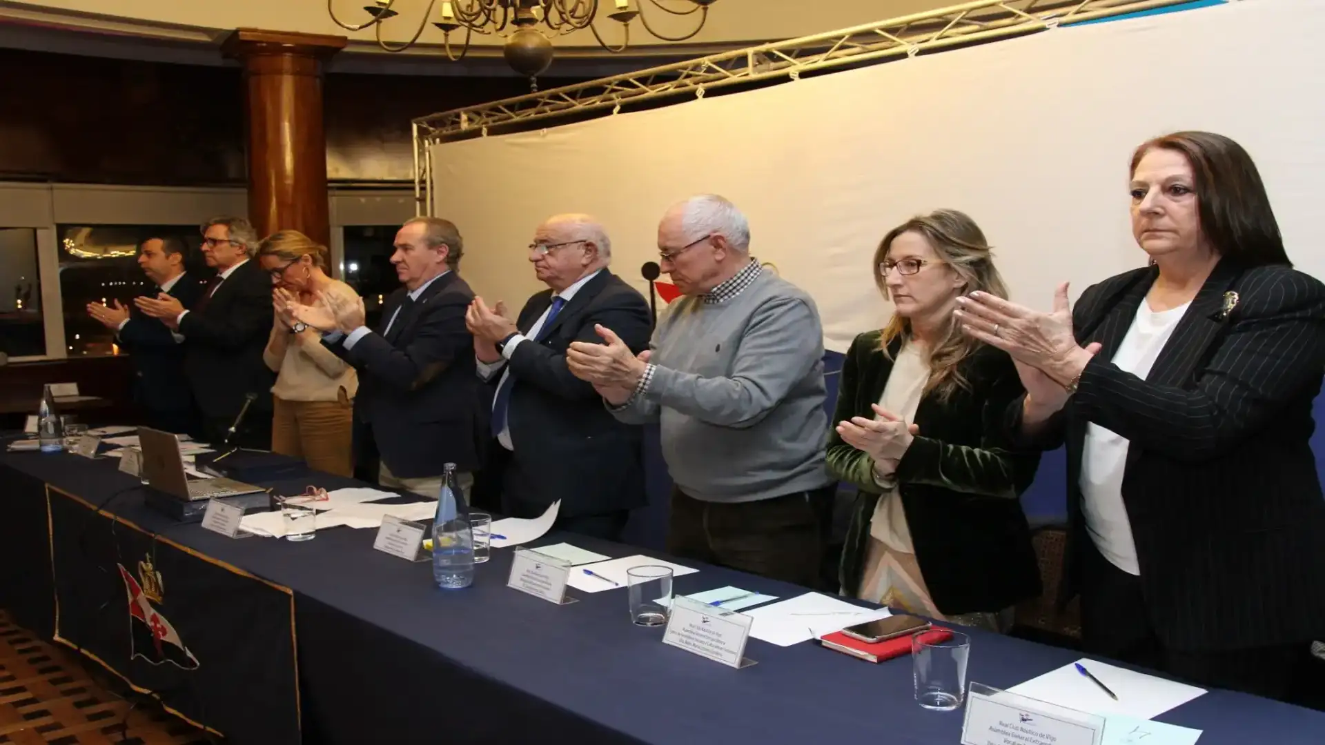 Unità dei partner con il sostegno di Abanca la sostenibilità del Vigo Nautico