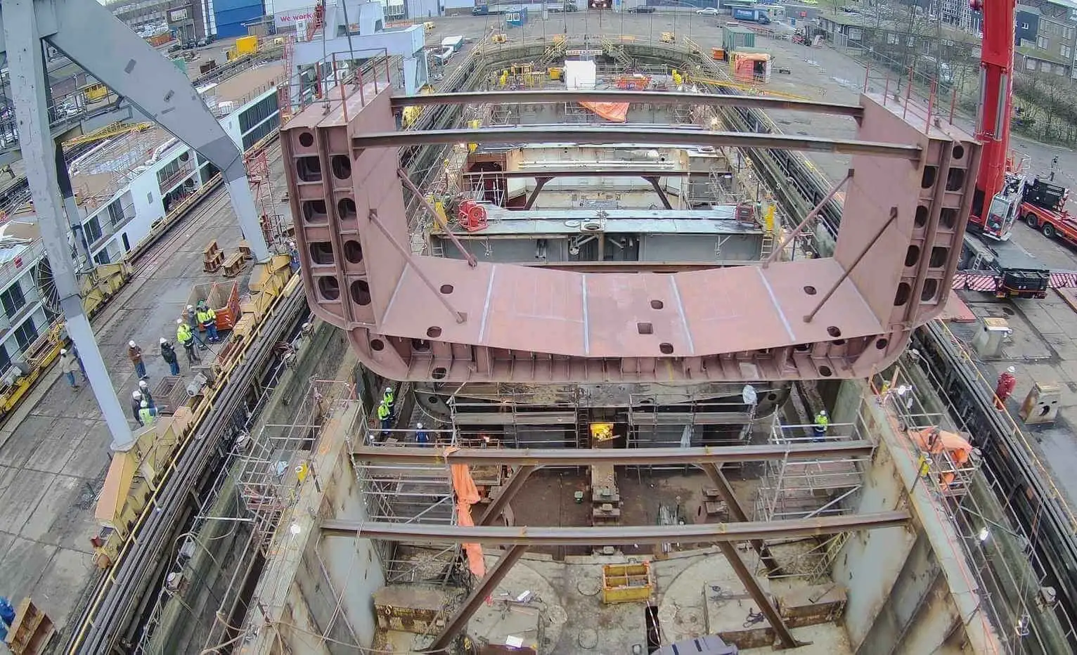 El buque original ya había sido construido por el astillero holandés