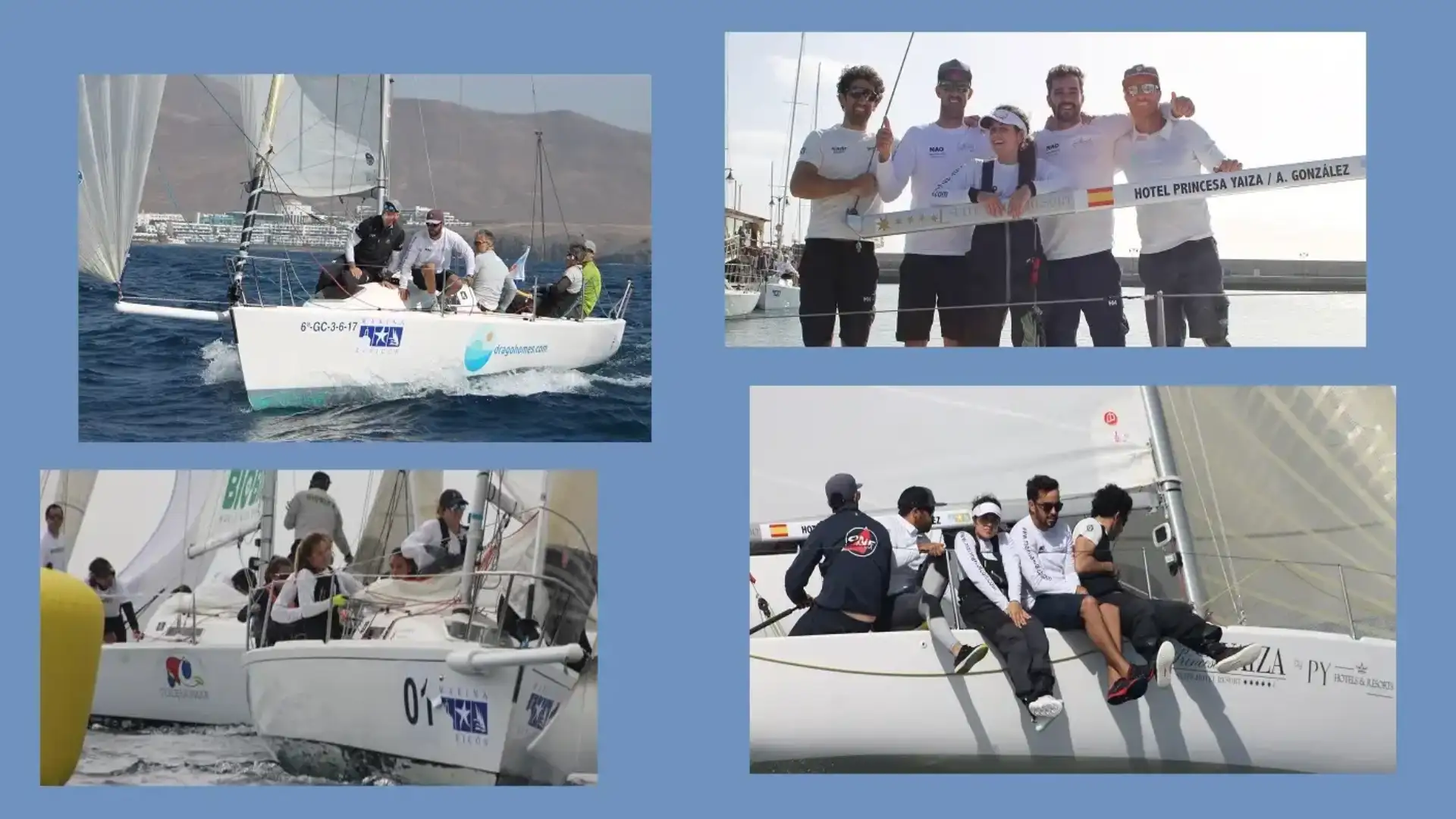 Vittoria della "Princess Yaiza" nella regata J80 Champions a Lanzarote