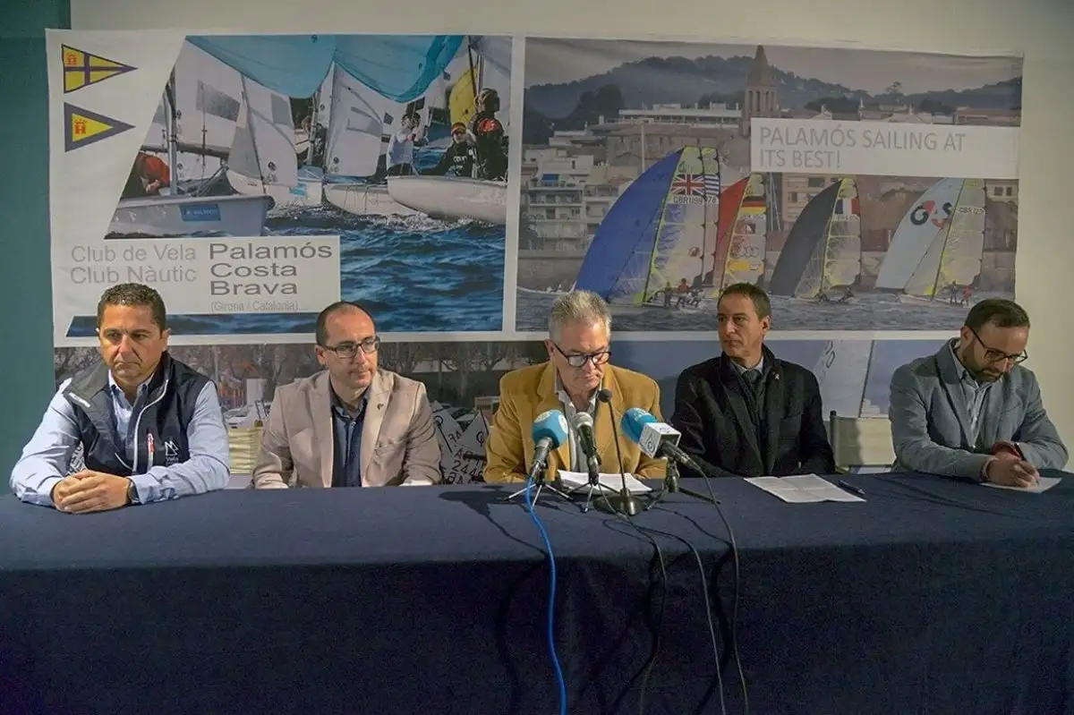 La regata se ha presentado esta mañana al Museu de la Pesca de Palamós (Foto Alfred Farré)