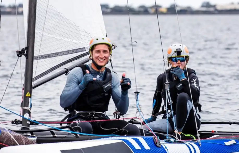 Echegoyen y Barceló en 49er FX y Pacheco y Trittel en Nacra 17, terceros... Diego Botín y Iago López Marra, sextos en 49er, cierran la jornada con un primer puesto parcial