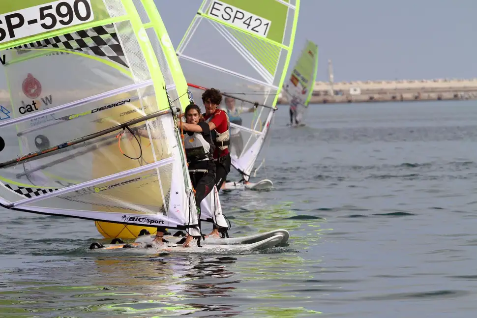 La Copa de España de Windsurf 2020 para las clases Techno 293 y RS:X juvenil se celebró en aguas melillenses