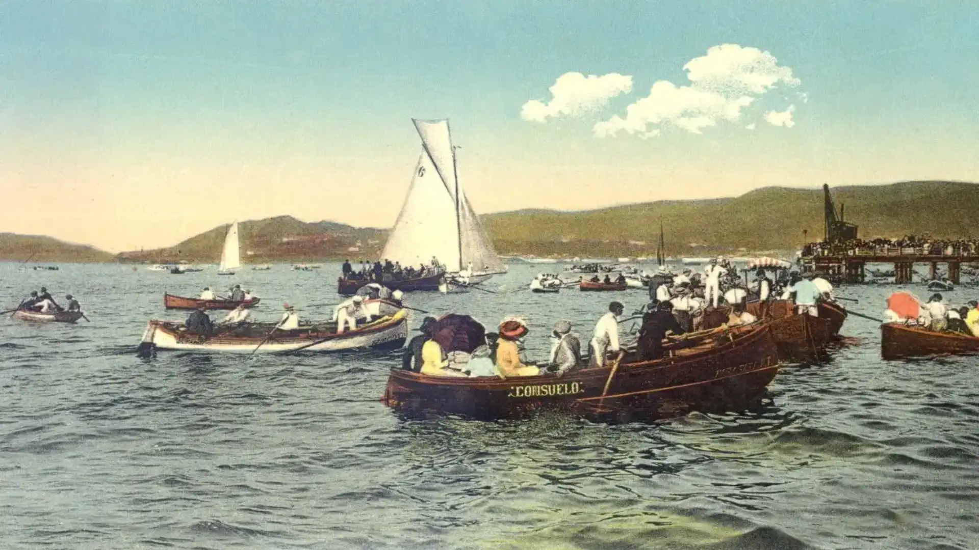 1927 la Coppa del Re di Vela si tiene nelle acque della Ria de Vigo